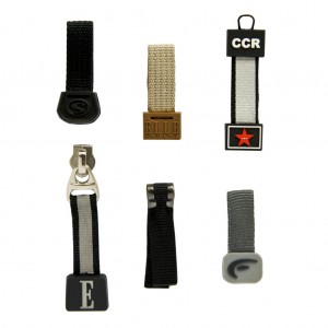 Custom leather zipper pulls for brands