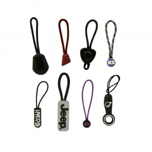 custom genuine leather zipper pull, pu